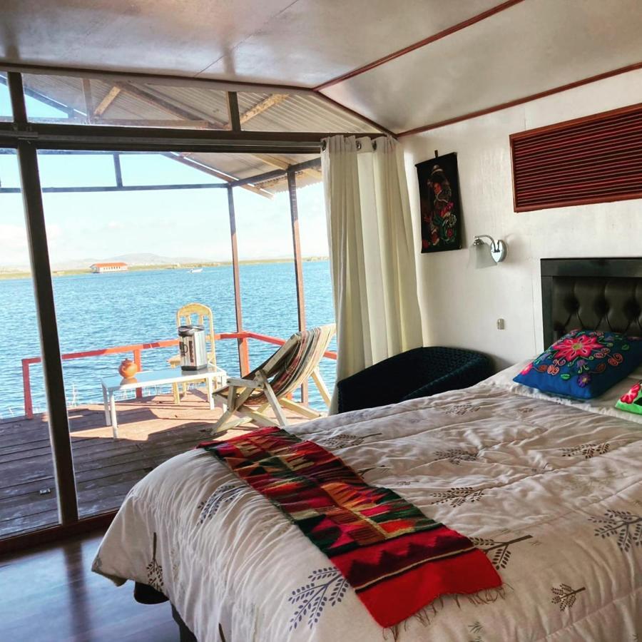 Sol Del Titicaca Lodge Uros Exteriör bild