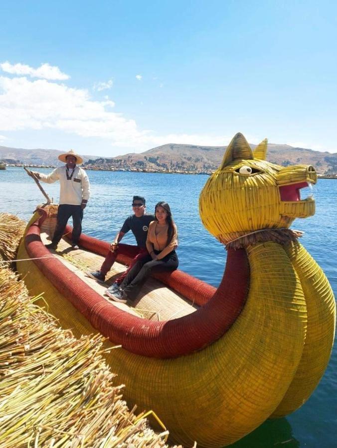 Sol Del Titicaca Lodge Uros Exteriör bild